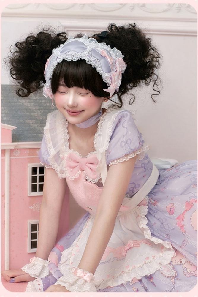 Summer Fairy Sanrio Collaborated My Sweet Piano Lolita Hairband and Head Veil