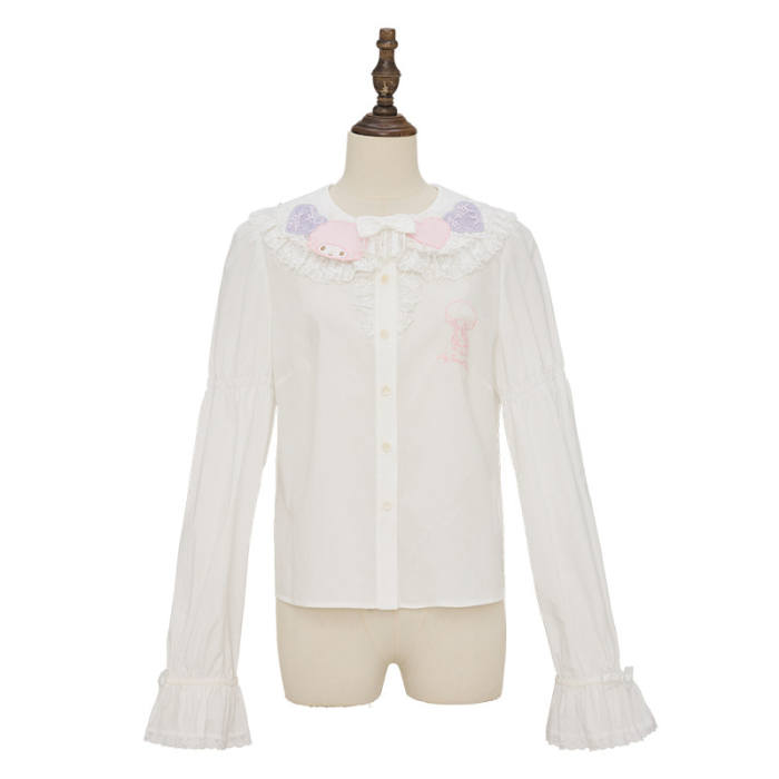 Summer Fairy Sanrio Collaborated My Sweet Piano Lolita JSK SK Blouse and Cardigan