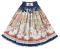 Navy Back Opening Skirt-Size S/M/L