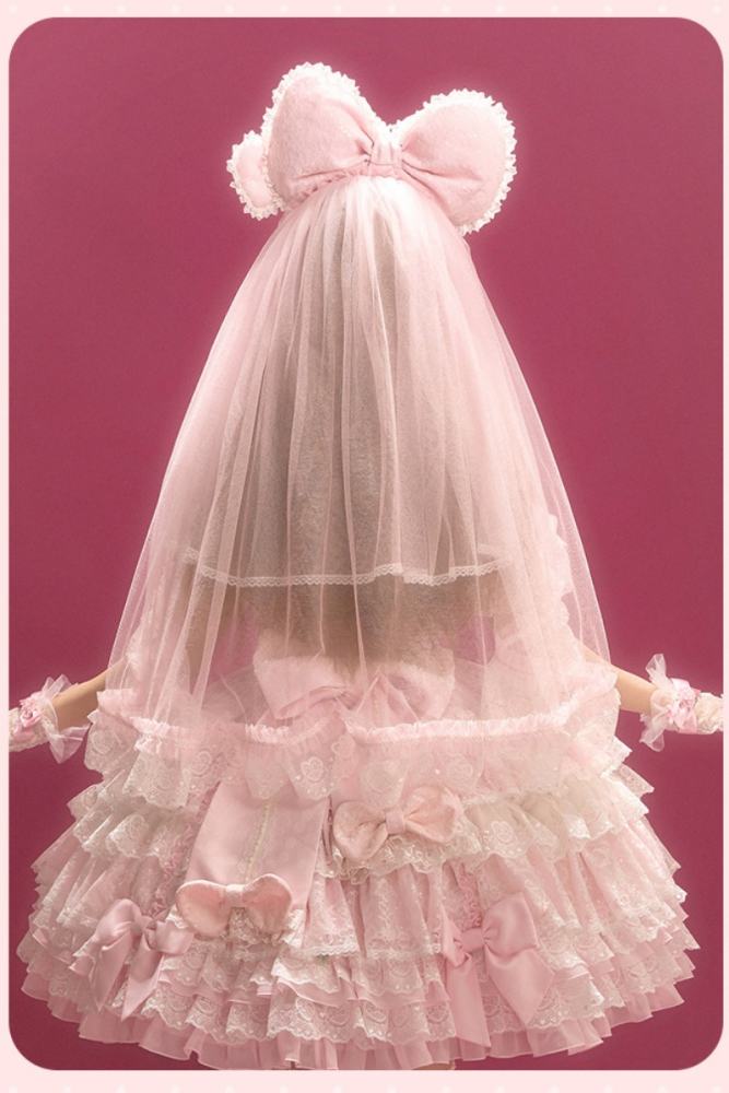 Summer Fairy Sanrio Collaborated My Sweet Piano Lolita Hairband and Head Veil