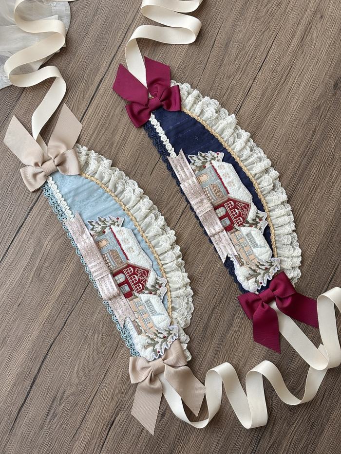 Miss Point Winter Town Lolita Headdress Necklace Bag and Socks