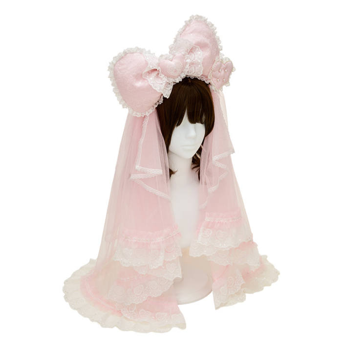 Summer Fairy Sanrio Collaborated My Sweet Piano Lolita Hairband and Head Veil