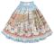 Blue Back Opening Skirt-Size S/M/L
