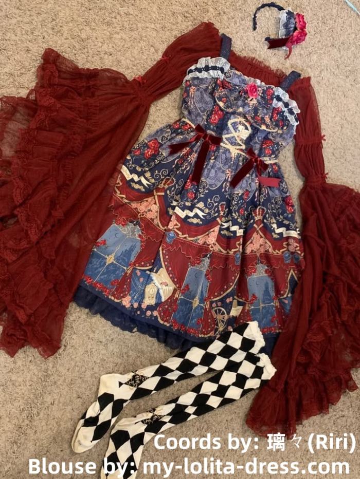 Forest Song ~Cloris~ Hime Sleeves Gothic Lolita Blouse 6 Colors