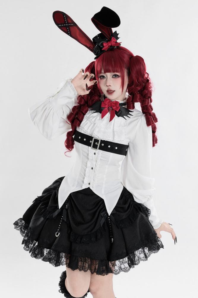 Tantuan Witch Night Gothic Lolita Blouse Skirt and Short Jacket