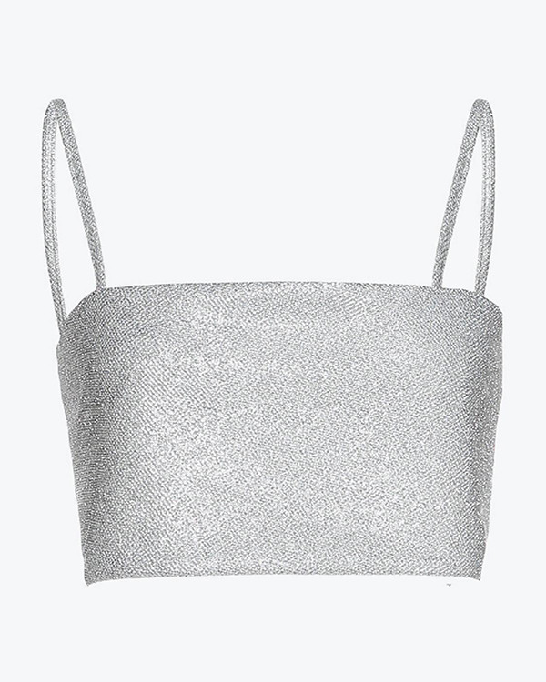 Sequin Open Back Cami Top