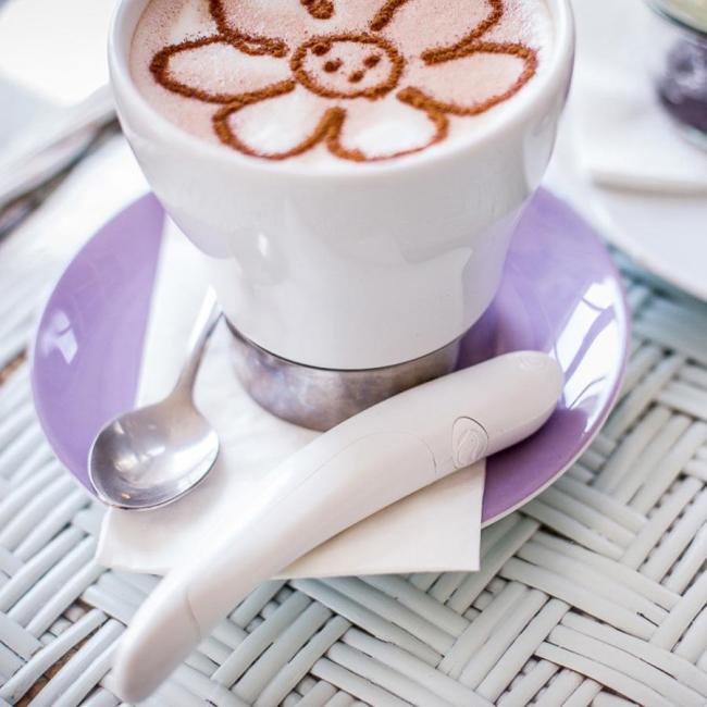 Electric Spice Pen For Latte & Food Art