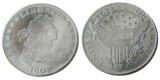 90% Silver US 1802 Draped Bust Dollar Copy Coin