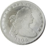 90% Silver US 1804 Draped Bust Dollar Copy Coin
