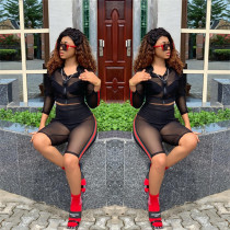 Fashion sexy mesh two-piece nightclub suit Fashion sexy mesh two-piece nightclub suit