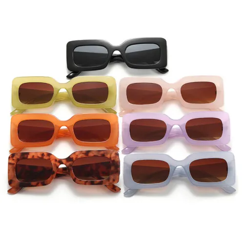 Chunky Rectangular Sunglasses