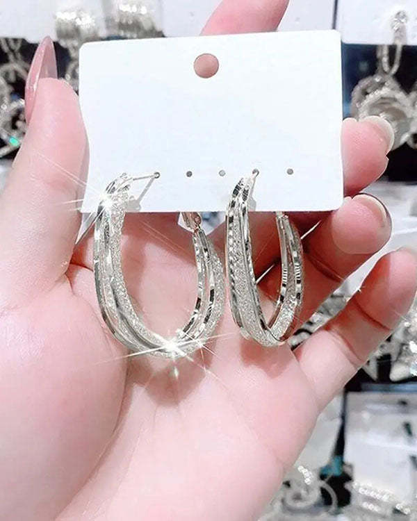 Fashion Metal Mesh Earrings