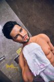 Irontech Doll Male love doll 162cm/5ft3 silicone head Kevin+ TPE body with detachable penis male doll(Tanned skin)