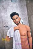 Irontech Doll Male love doll 162cm/5ft3 silicone head Kevin+ TPE body with detachable penis male doll(Tanned skin)