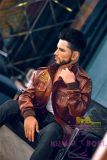 Irontech Doll Male love doll 162cm/5ft3 silicone head Kevin+ TPE body with detachable penis male doll(Tanned skin)