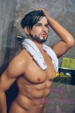 Irontech Doll Male love doll 162cm/5ft3 silicone head Kevin+ TPE body with detachable penis male doll(Tanned skin)