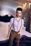 Irontech Doll Male sex doll 162cm/5ft3 silicone head Kevin+ TPE body with detachable penis male doll(white skin)