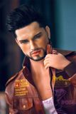 Irontech Doll Male love doll 162cm/5ft3 silicone head Kevin+ TPE body with detachable penis male doll(Tanned skin)