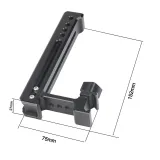 FEICHAO Camera Cage Wooden Handle with Quick Release Kit Compatible with Sony  ZV-E10 Camera