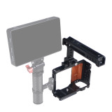 FEICHAO Camera Cage Wooden Handle with Quick Release Kit Compatible with Sony  ZV-E10 Camera