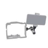 FEICHAO 1 Inch Ball Mount Head Adjustable Adapter with Cold Shoe Base for Underwater Camera Case Video Flash