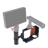 FEICHAO Camera Cage Wooden Handle with Quick Release Kit Compatible with Sony  ZV-E10 Camera