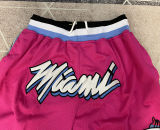 Miami Heat Pink Four Bags NBA Pants