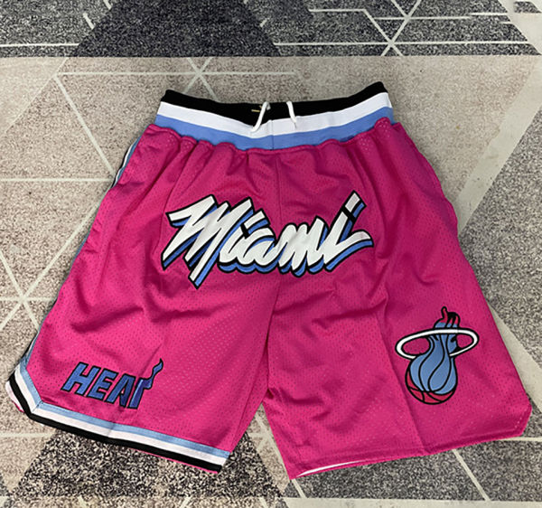 Miami Heat Pink Four Bags NBA Pants