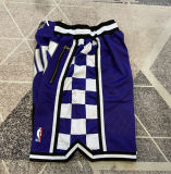 Kings Purple Retro Four Bags NBA Pants