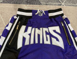 Kings Purple Retro Four Bags NBA Pants