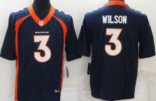 Men's Denver Broncos Wilson #3 NFL Jersey  野马二代大人