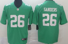 Men's Philadelphia Eagles SANDERS #26 Light Green NFL Jersey  老鹰二代大人