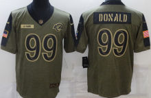 Men's Los Angeles Rams DONALD # 99 NFL Jersey  公羊致敬大人