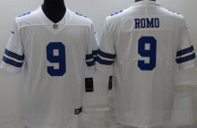 Men's Dallas Cowboys ROMO # 9 White NFL Jersey 牛仔二代大人