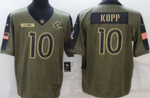 Men's Los Angeles Rams KUPP # 10 NFL Jersey  公羊致敬大人