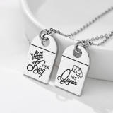 Wholesale Stainless Steel Couple Necklace