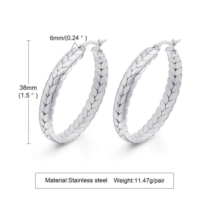 Wholesale Stainless Steel Gold Hoop Earrings for Women