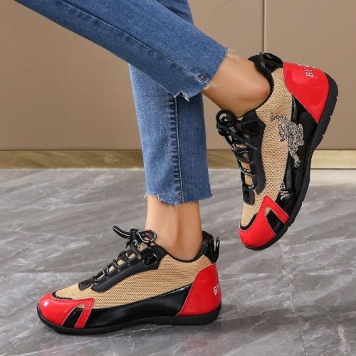 Casual Breathable Mesh Shoes Fashion Sneakers Couple Platform Shoes