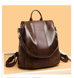 Women PU Leather School Bags Fashion Backpacks Lady Shoulder Bag Designer Rucksacks