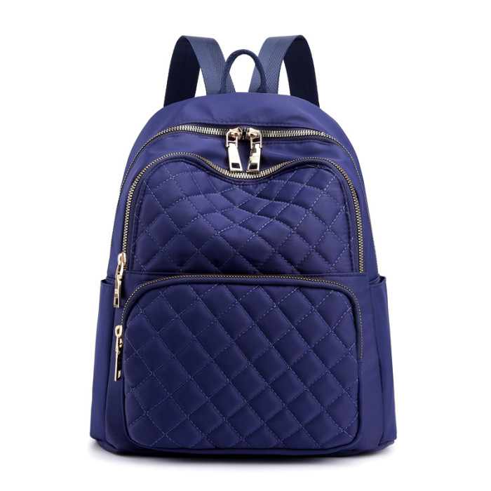 Women's Fashion Casual Nylon Bag Lightweight Ladies Travel Backpack Trend College Student