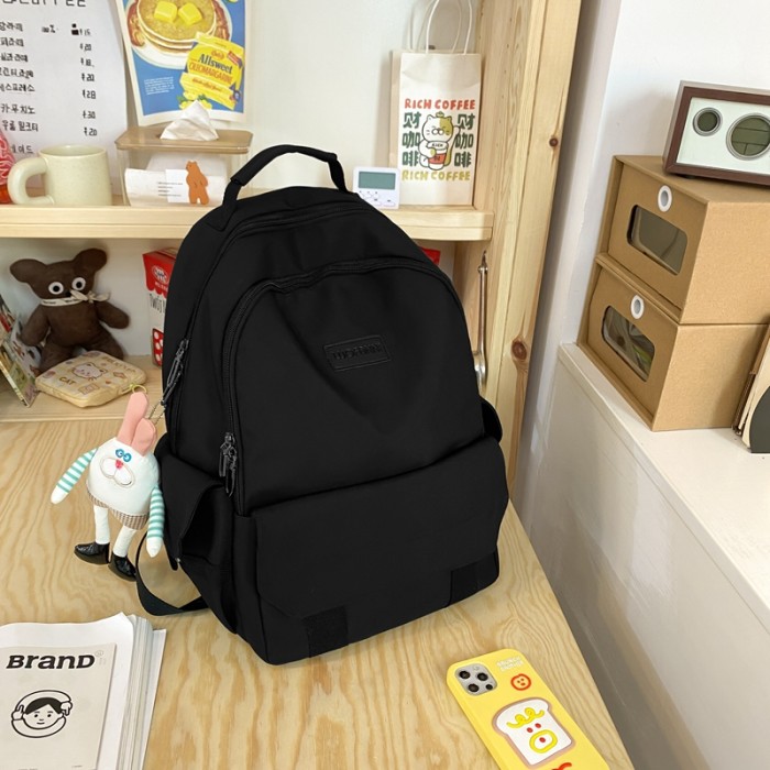 DIEHE Fashion Women Backpack Large Capacity Laptop Bag Multifunction School Bag for Teenage Girl