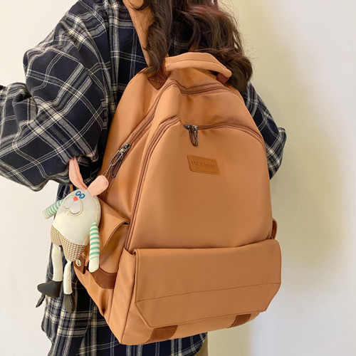 DIEHE Fashion Women Backpack Large Capacity Laptop Bag Multifunction School Bag for Teenage Girl