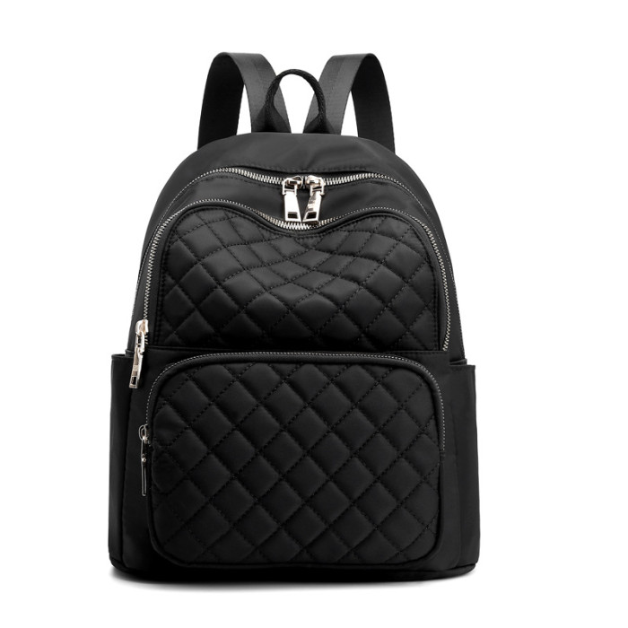 Women's Fashion Casual Nylon Bag Lightweight Ladies Travel Backpack Trend College Student