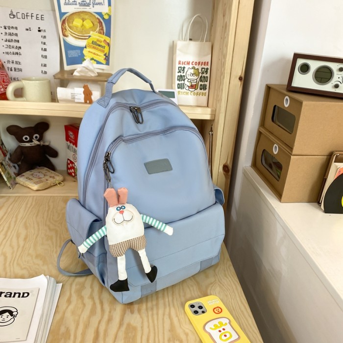 DIEHE Fashion Women Backpack Large Capacity Laptop Bag Multifunction School Bag for Teenage Girl