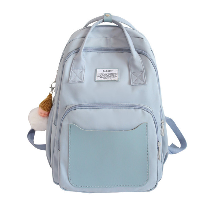 Girls Backpacks School Student Casual Backpack Multi-functional Rucksack Waterproof Nylon