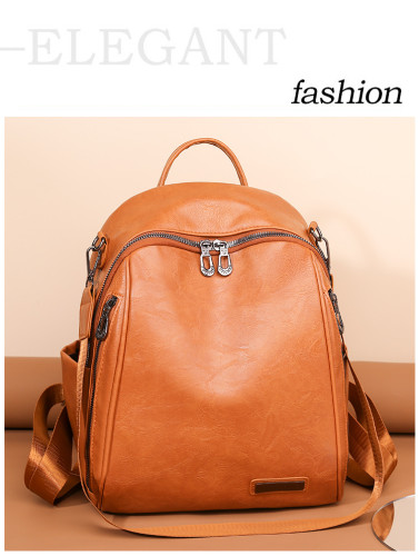 Vintage Small Soft PU Leather Solid Color Cute Bags