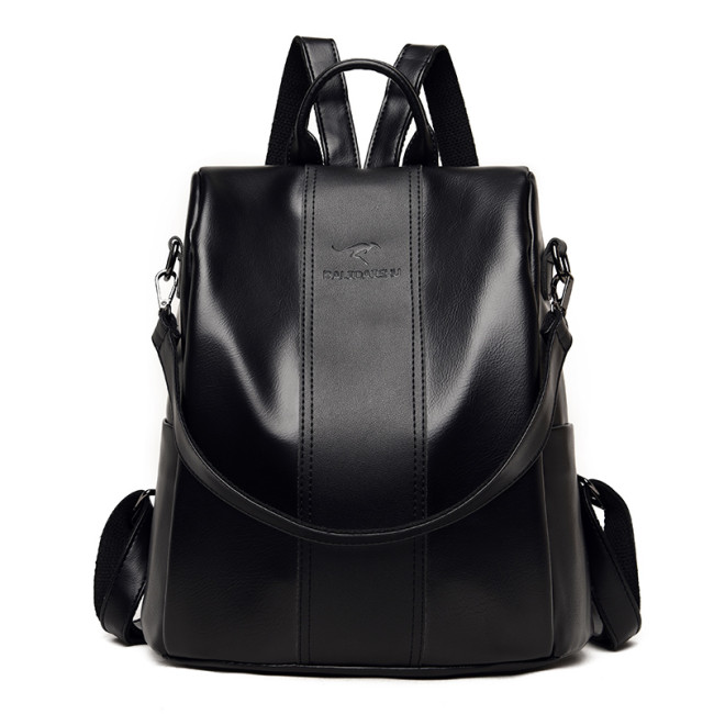 Women PU Leather School Bags Fashion Backpacks Lady Shoulder Bag Designer Rucksacks