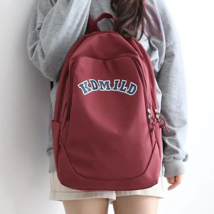 Middle Student Backpack School Women School Bag for Girl Teenage Large Casual College Style