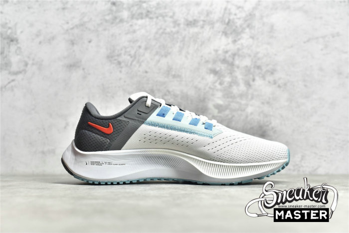 NIKE AIR ZOOM PEGASUS 38 LE GREEDY DARK SMOKE GREY/WHITE/FLASH CRIMSON/VOLT DJ3128-001