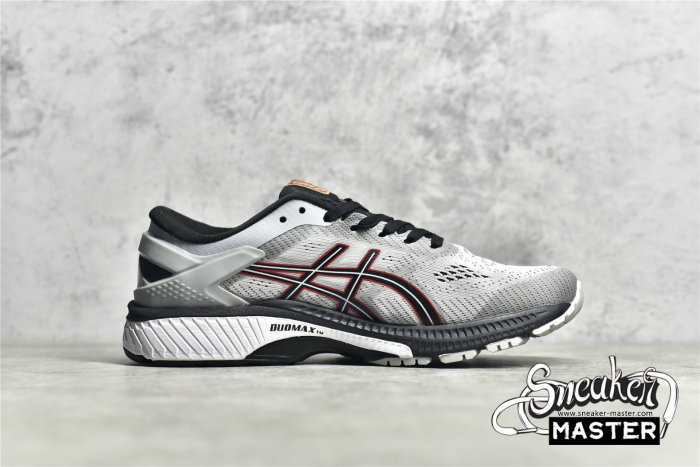 ASICS GEL-KAYANO 26 PIEDMONT GREY/BLACK/RED 1011A541-020